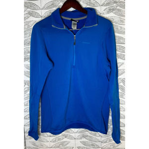 Patagonia Royal Blue 1/4 Zip Pullover Sweatshirt Mens Size Large
